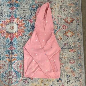 Champion Pink Hoodie with Embroidered Accents